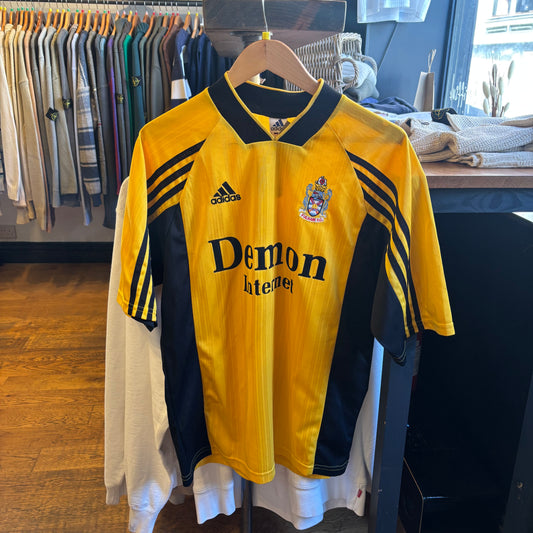 Fulham Adidas 1998/99 Away Shirt Yellow (Medium)