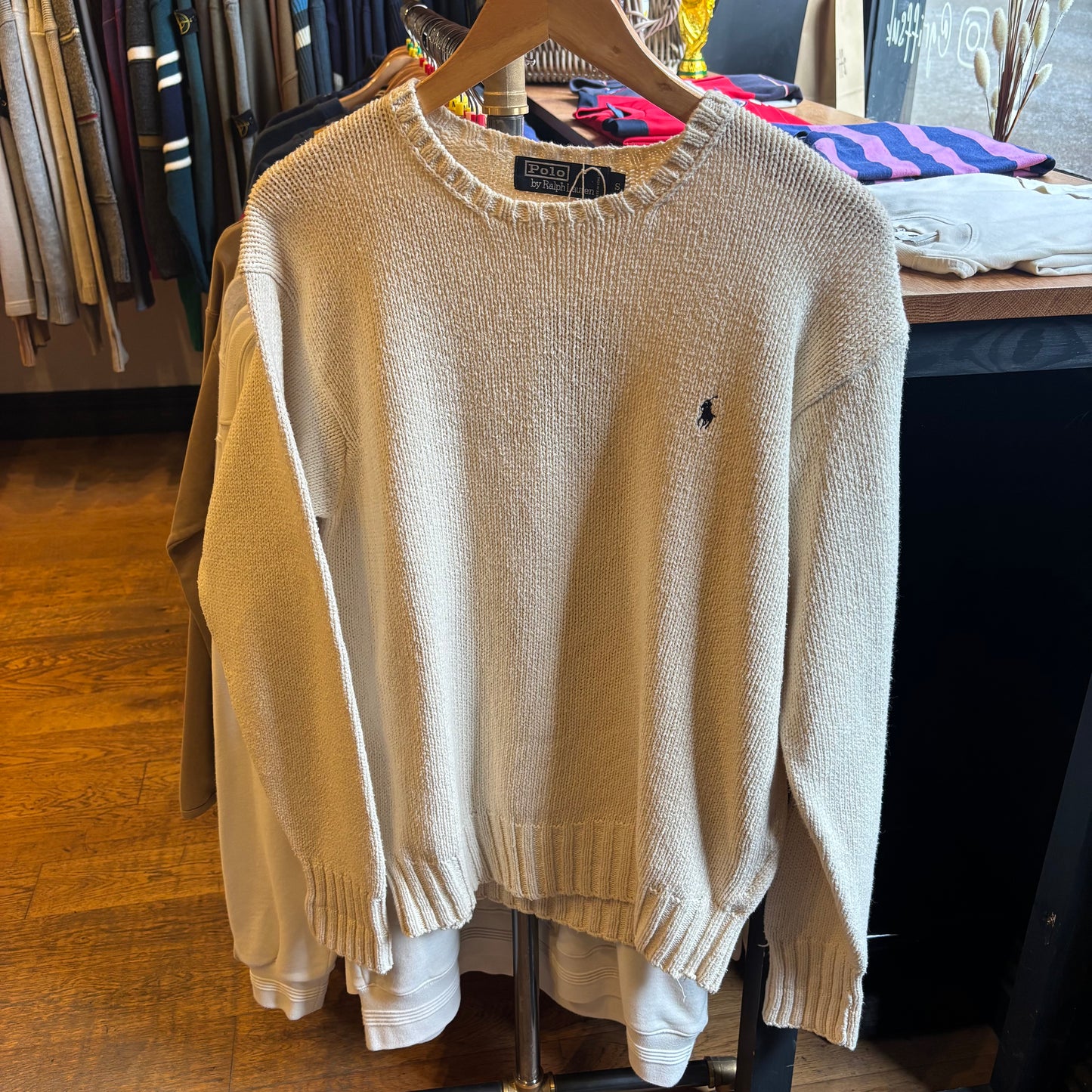 Ralph Lauren Pullover Knit Jumper Cream (Small)