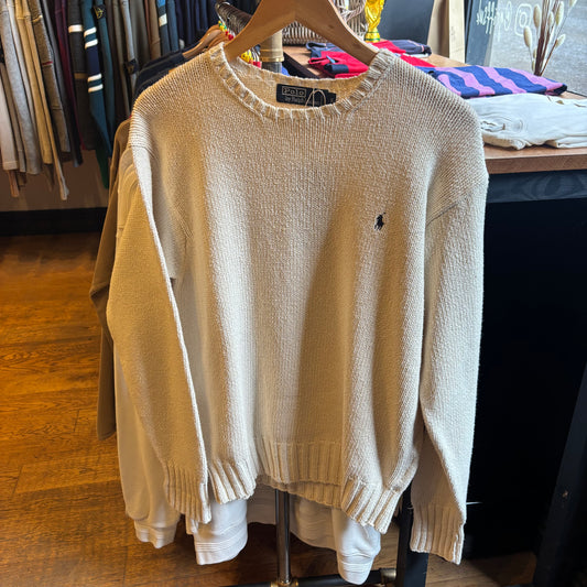 Ralph Lauren Pullover Knit Jumper Cream (Small)