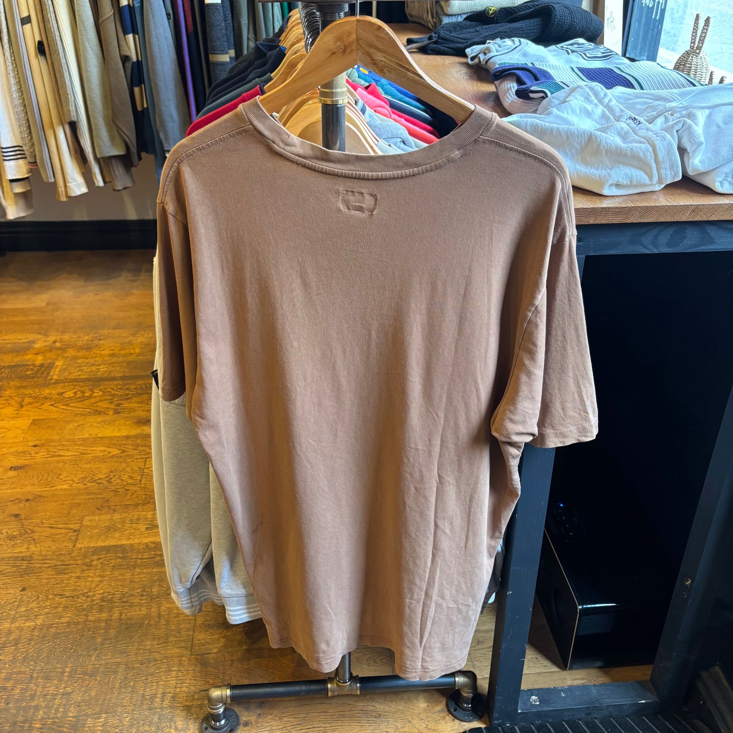 Supreme SS22 Washed Handstyle T-Shirt Brown (XL)