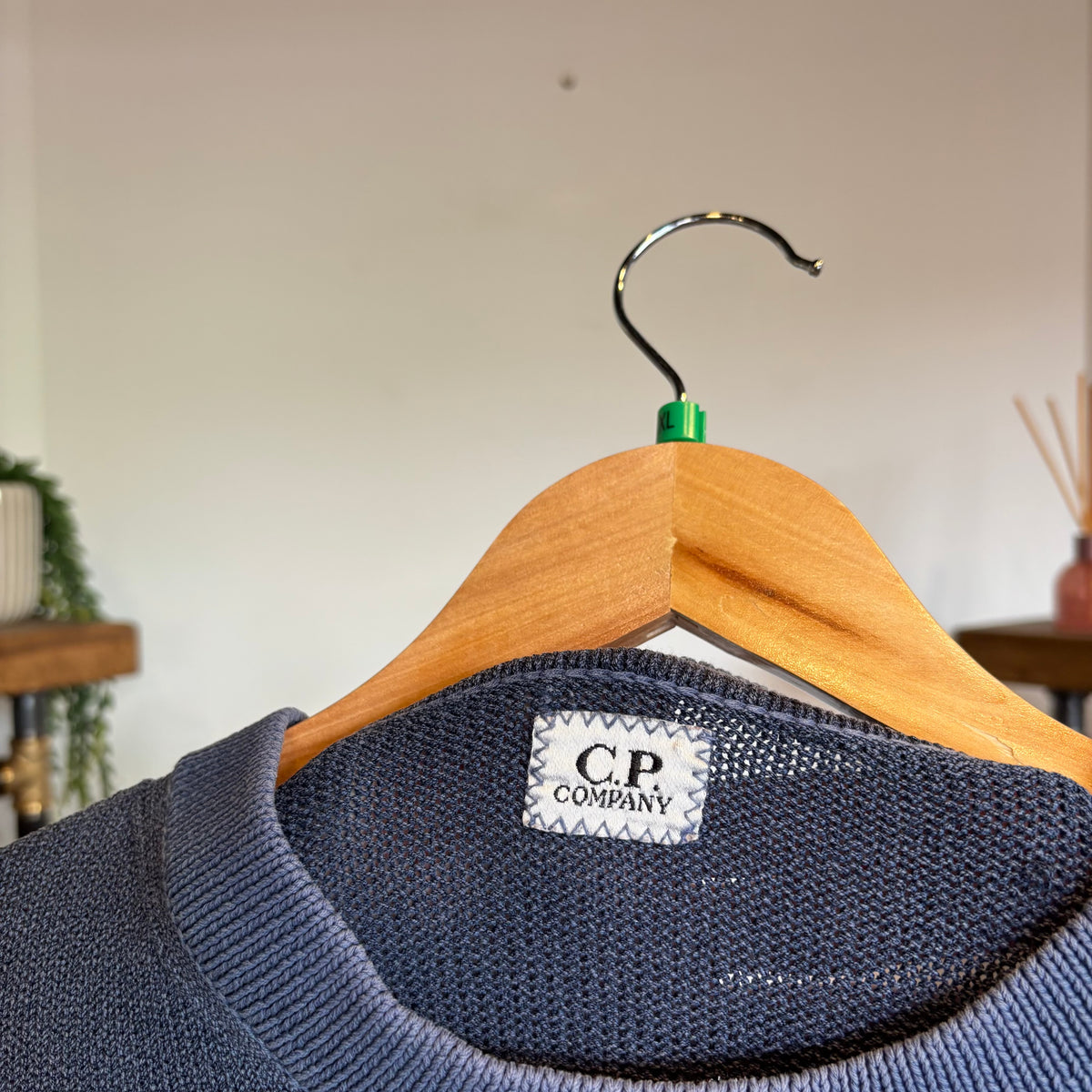 CP Company S/S 1999 Pullover Knit Jumper Blue (XL)