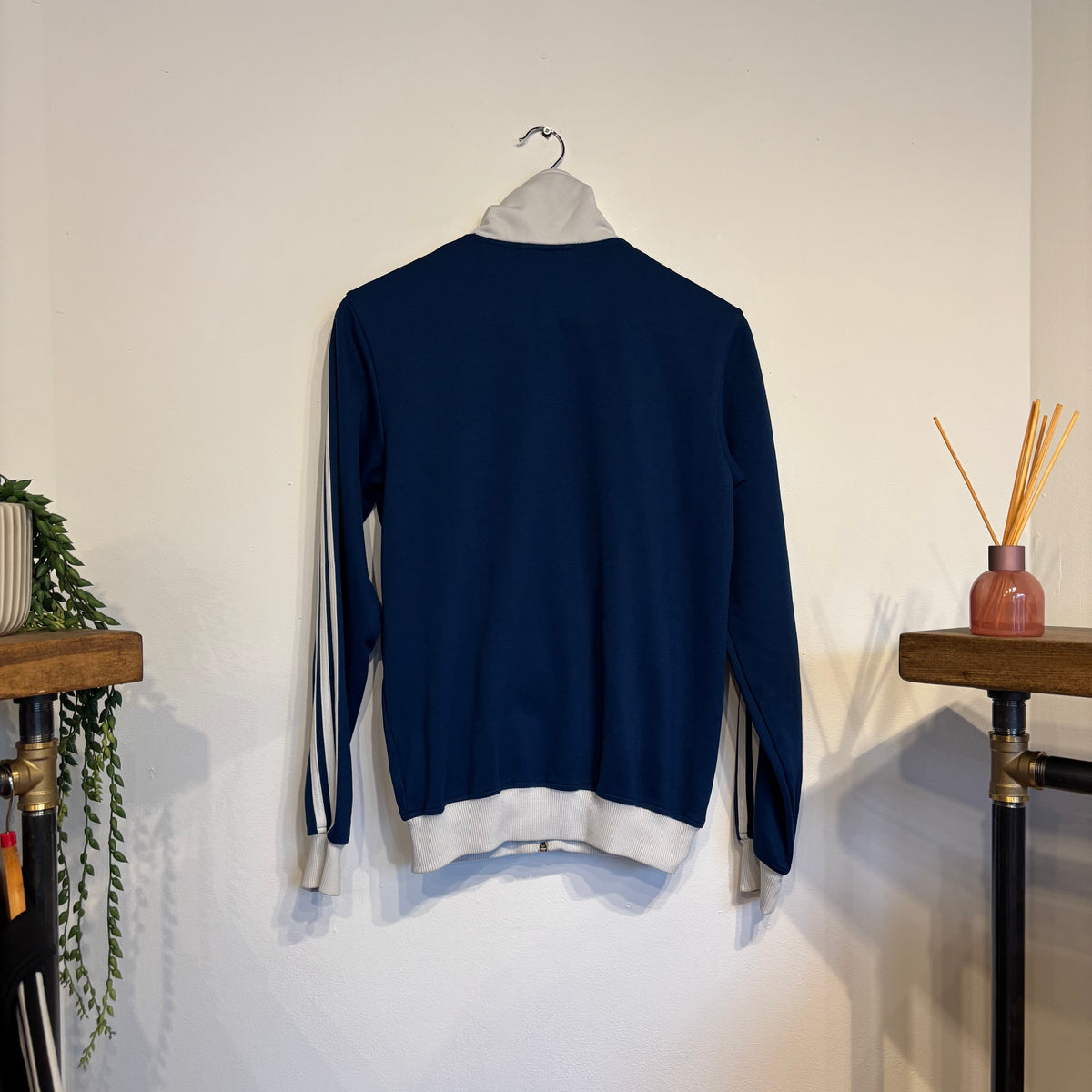Adidas Zip Track Jacket Navy (Small)