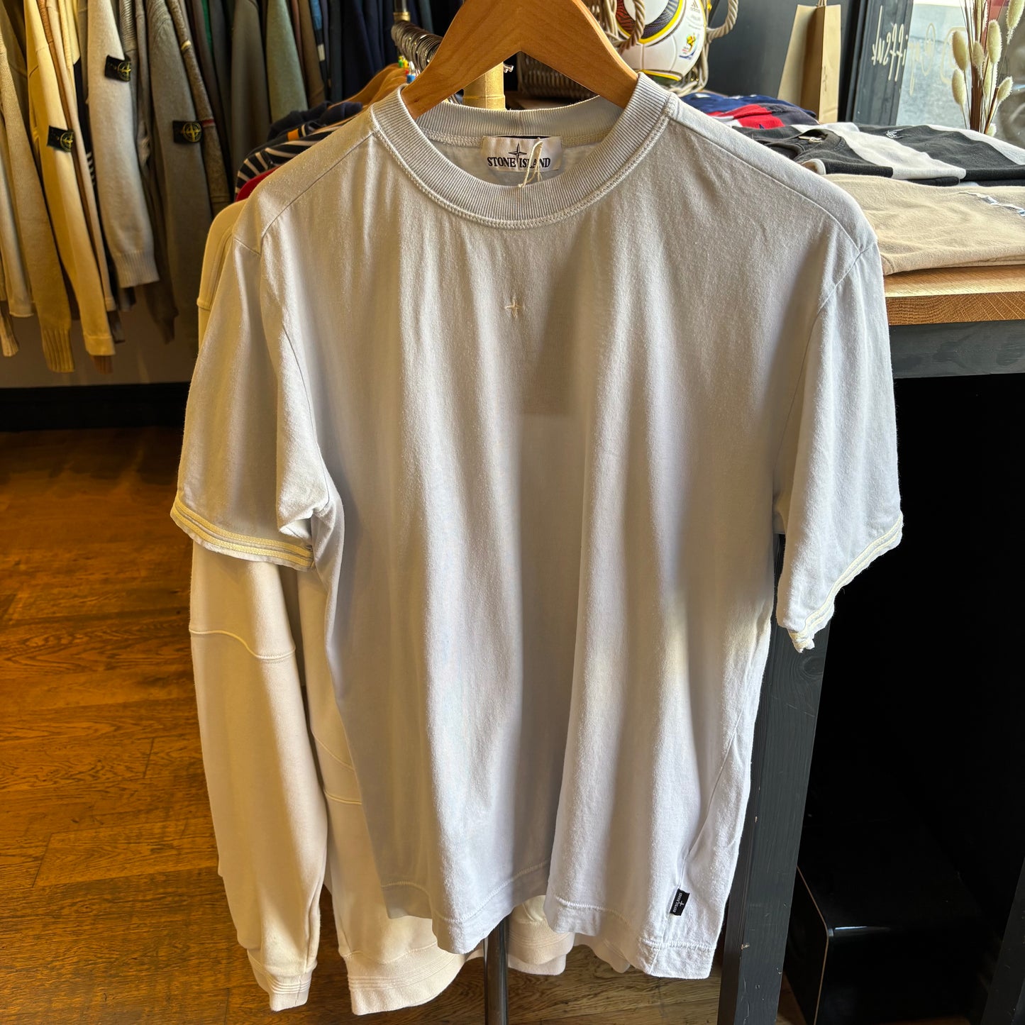 Stone Island S/S 2020 Compass T-Shirt Light Blue (Medium)
