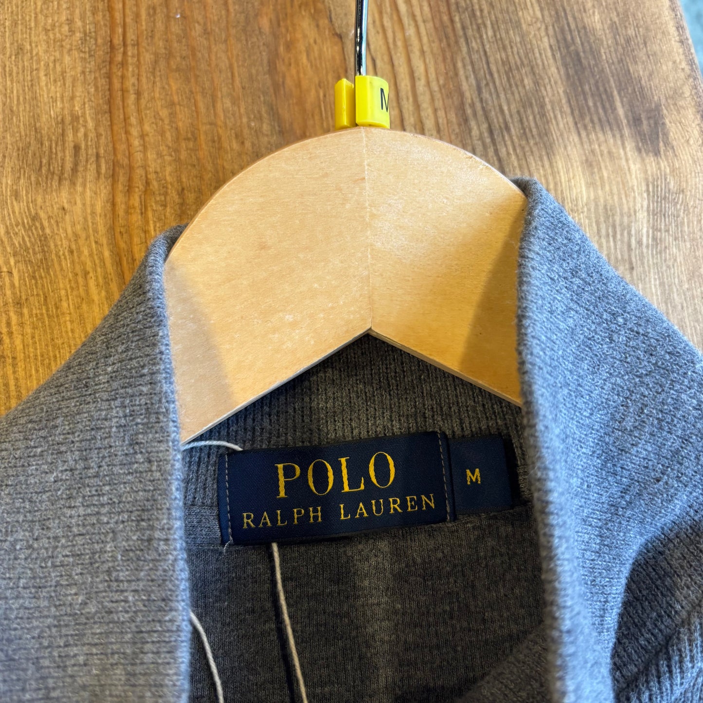 Ralph Lauren Quarter Zip Jumper Grey (Medium)