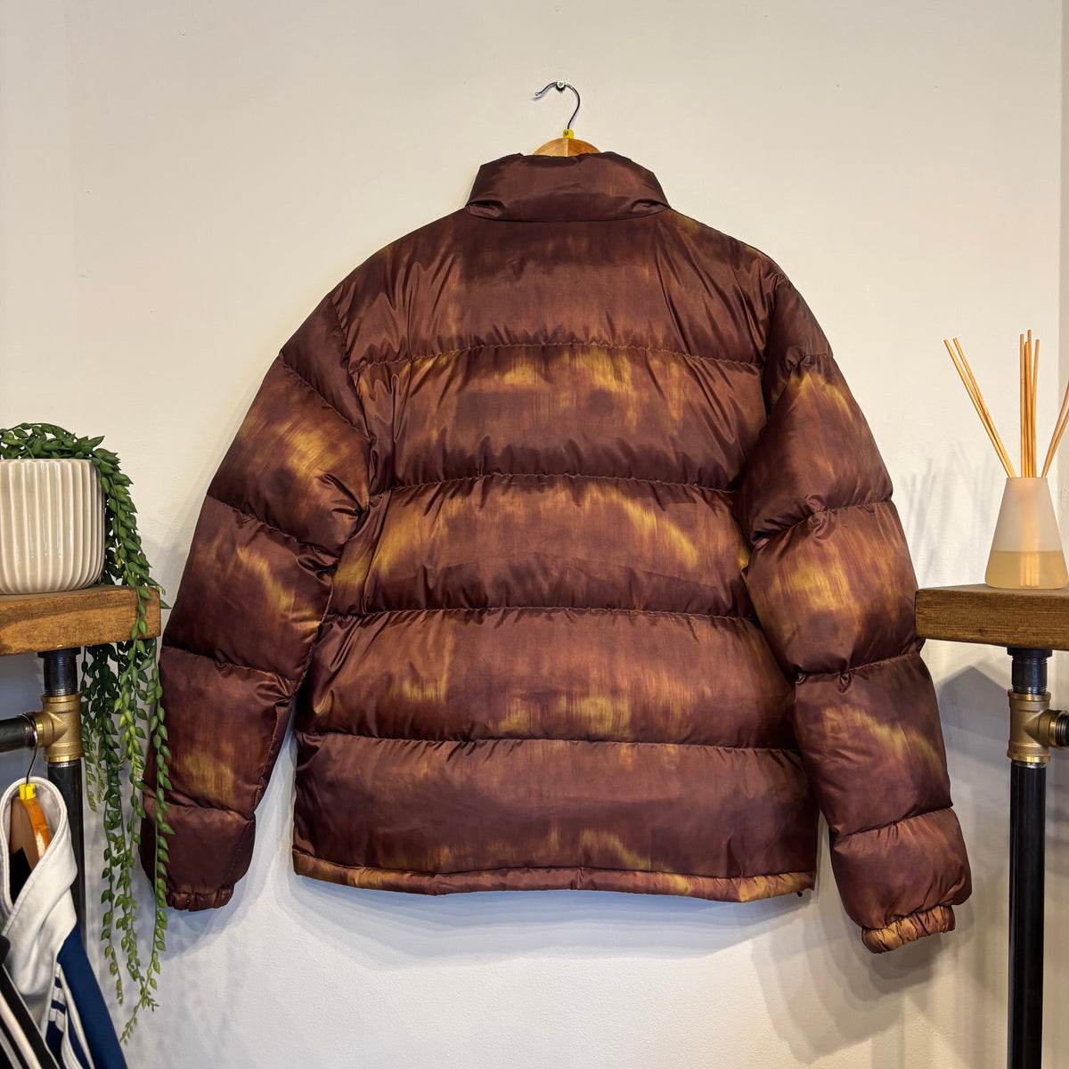 Stussy Aurora Puffer Jacket Brown (Medium)