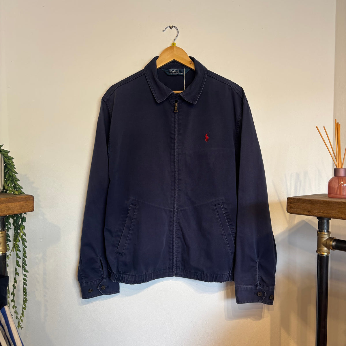 Ralph Lauren Harrington Zip Jacket Navy (Medium)