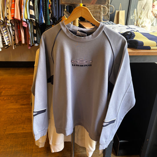 Umbro Spellout Oversized Sweatshirt Light Blue (Medium)