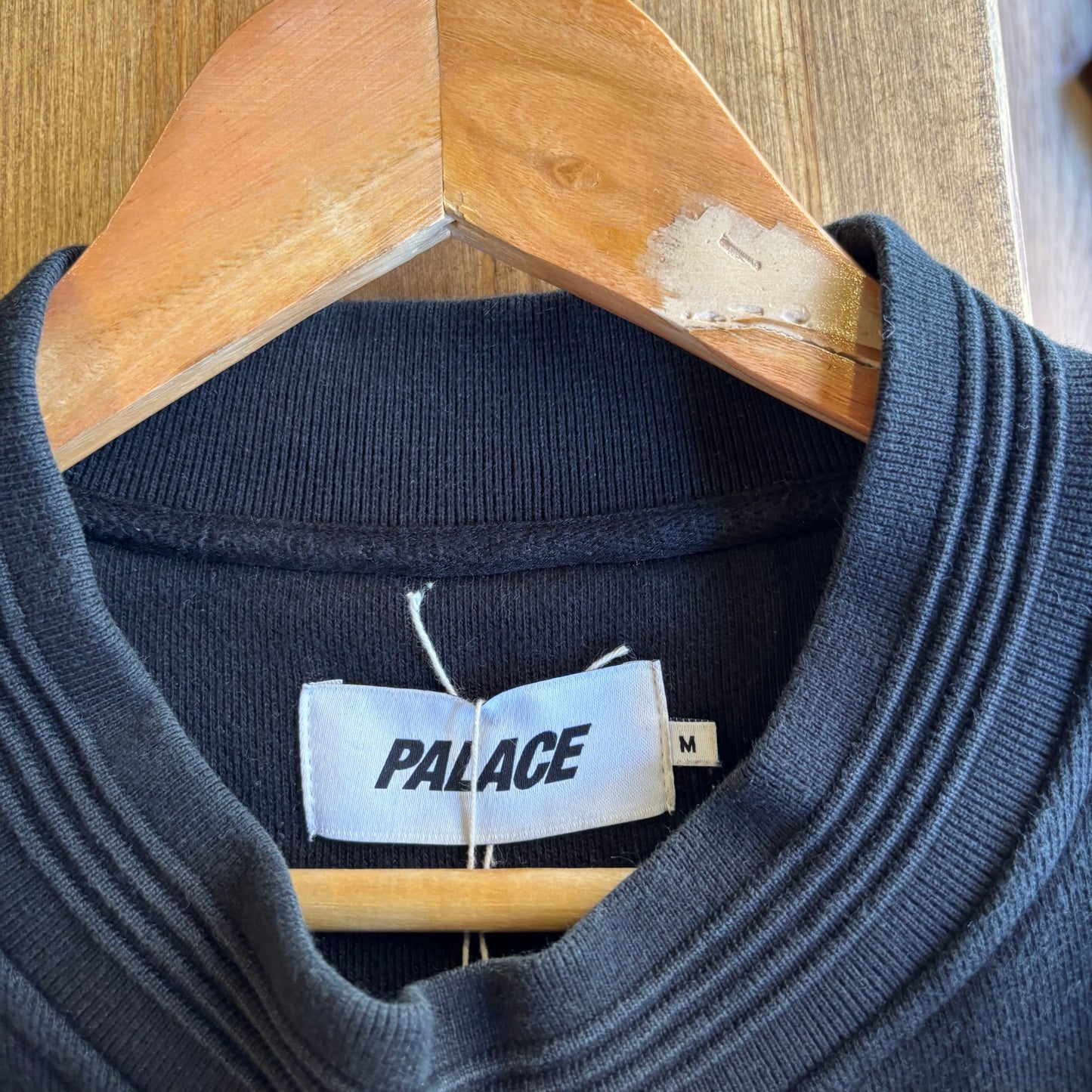 Palace London AW23 Crew Oversized Sweatshirt Black (Medium)
