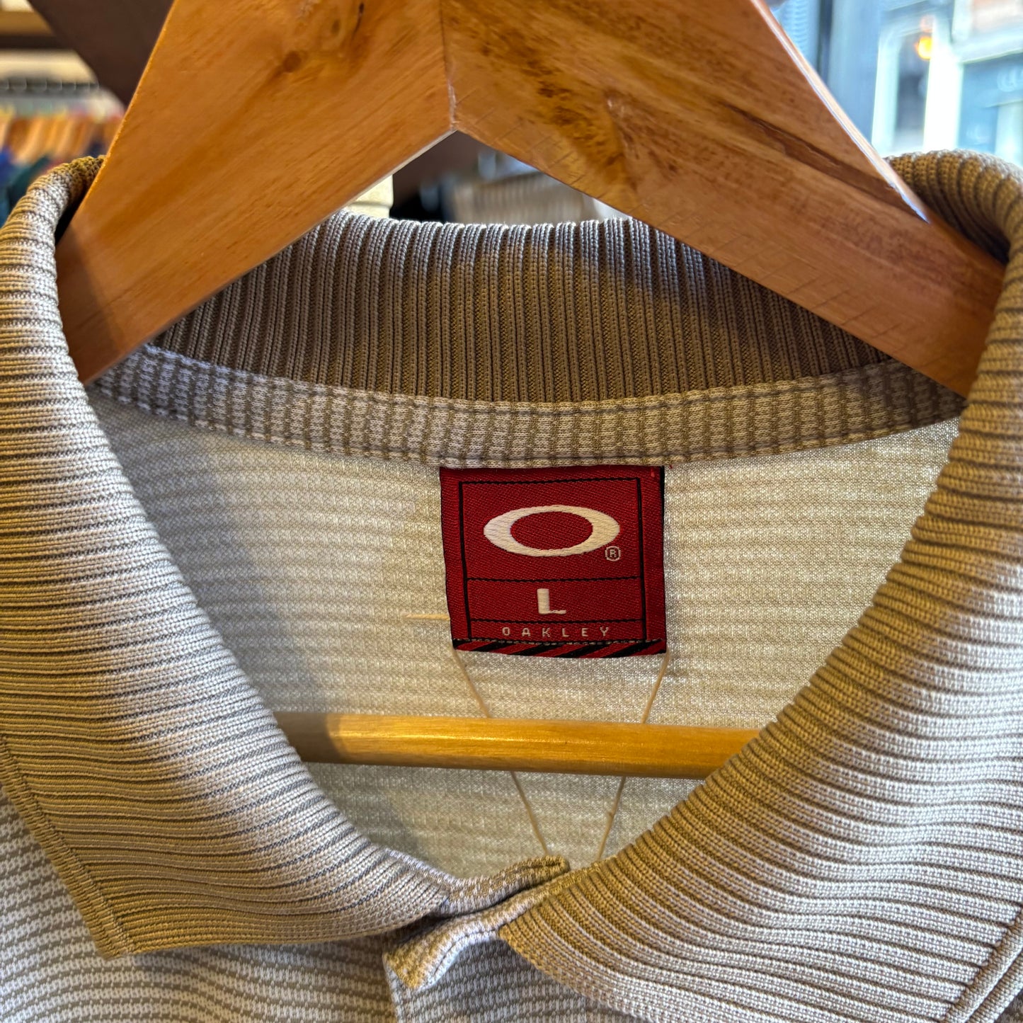 Oakley Vintage Oversized Polo shirt Beige (XXL)