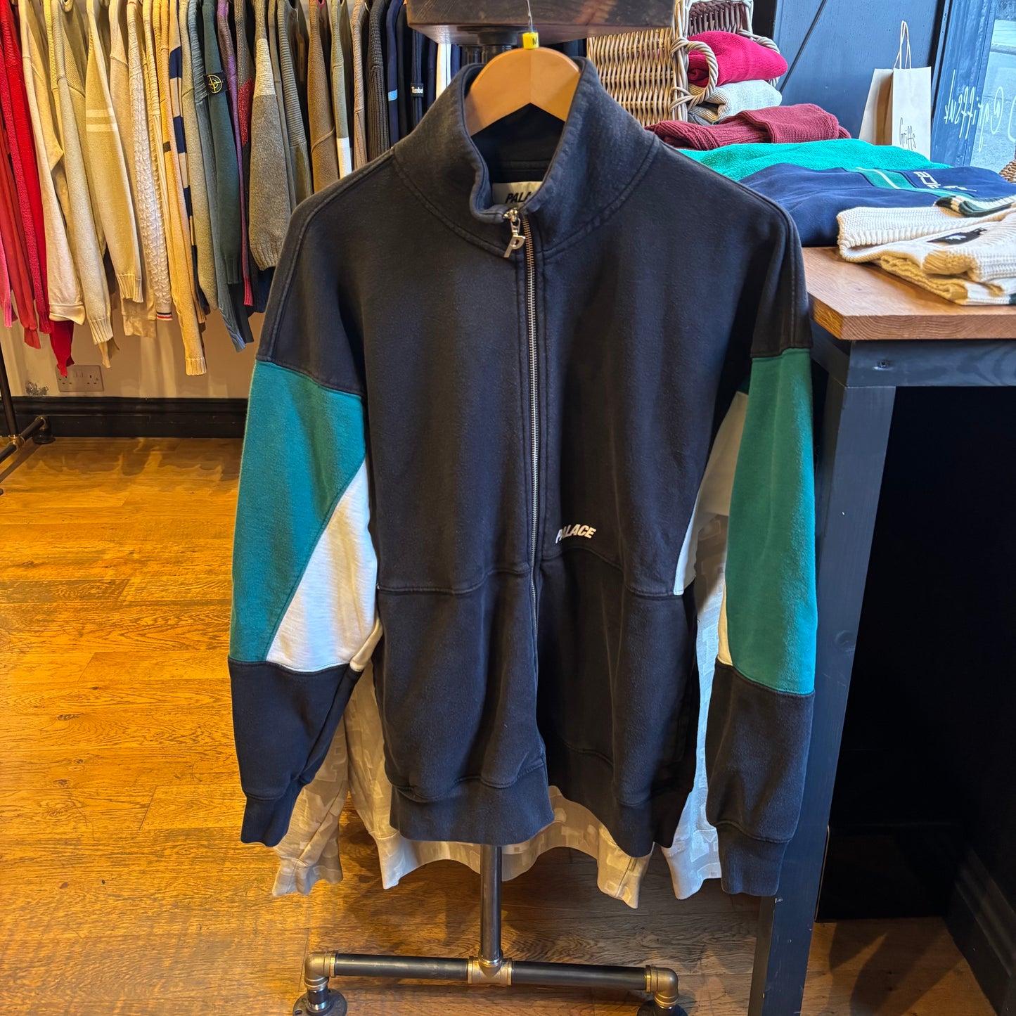 Palace SS18 S-Drop Top Jacket Black (Medium)