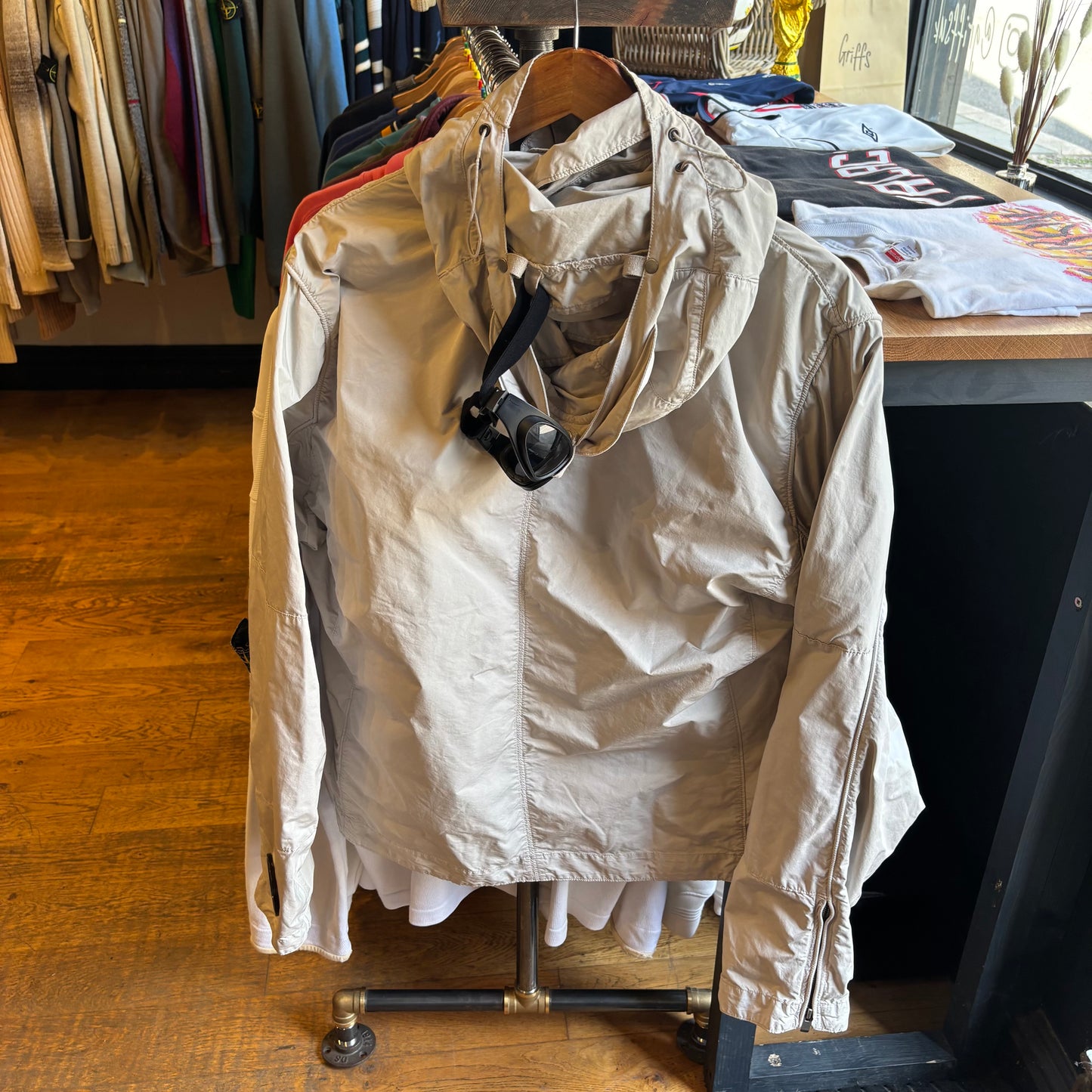 CP Company S/S 2008 Baruffaldi Sunglasses Jacket Cream (Large)