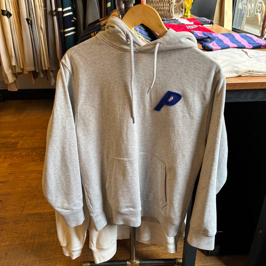 Palace FW23 P-3 Felt Hoodie Grey (Small)