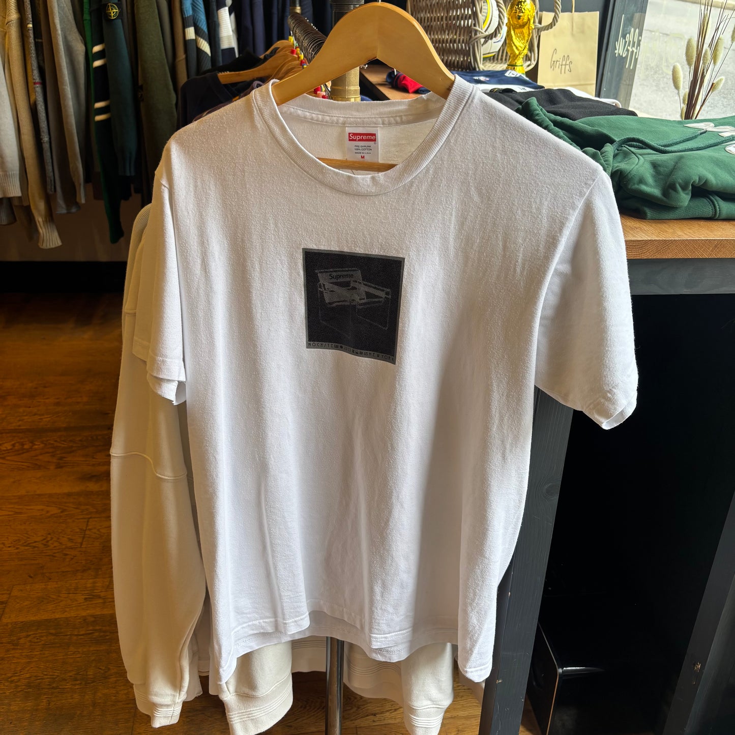 Supreme SS18 Chair T-Shirt White (Medium)