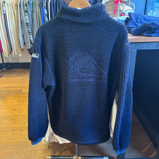 Quiksilver Quarter Zip Fleece Navy (Large)