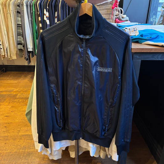 Adidas Zip Up Track Jacket Navy (Medium)