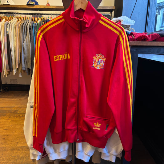 Spain Adidas 2006/07 Track Jacket Red (Medium)