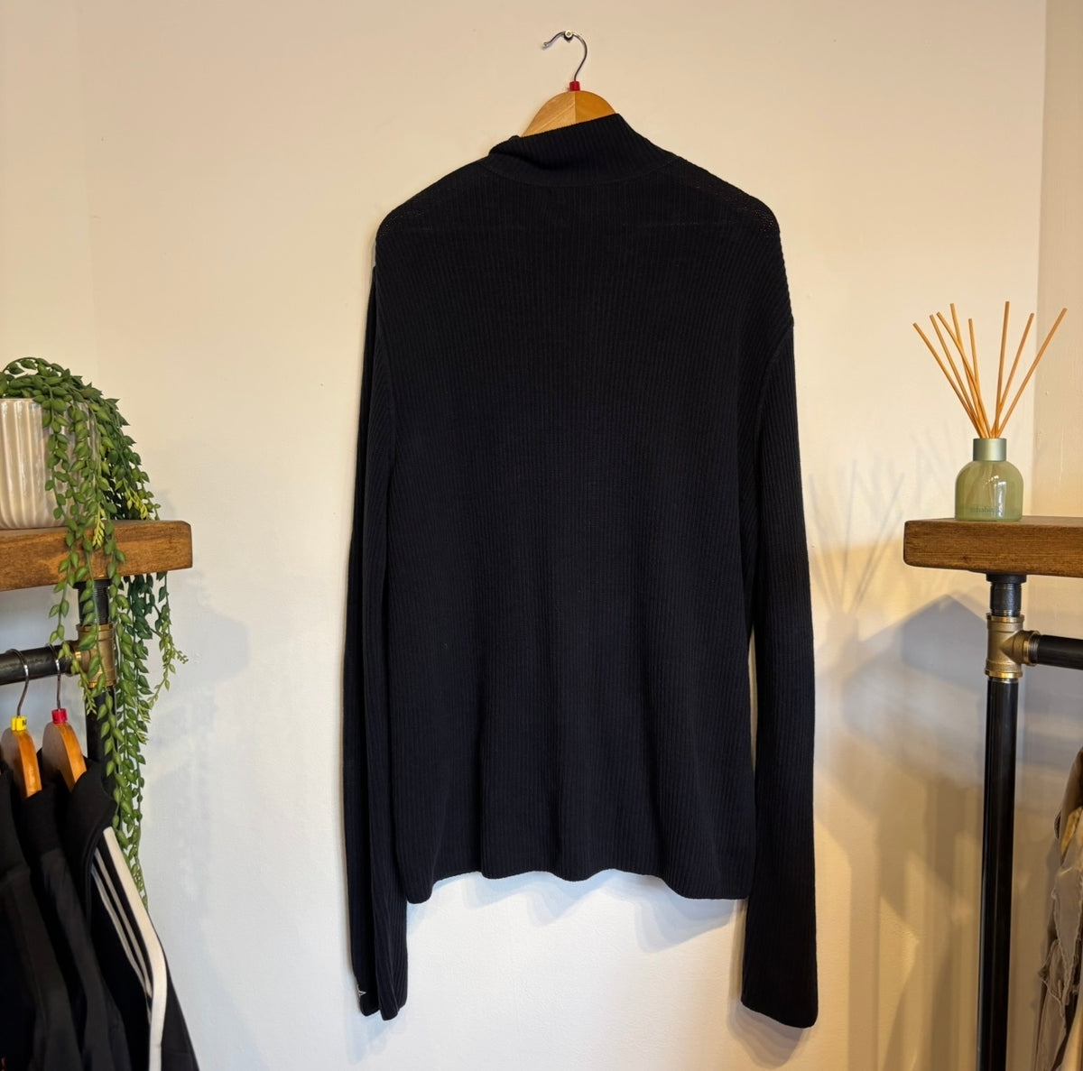 Stone Island Denims S/S 2003 Full Zip Knit Jumper Navy (XL)