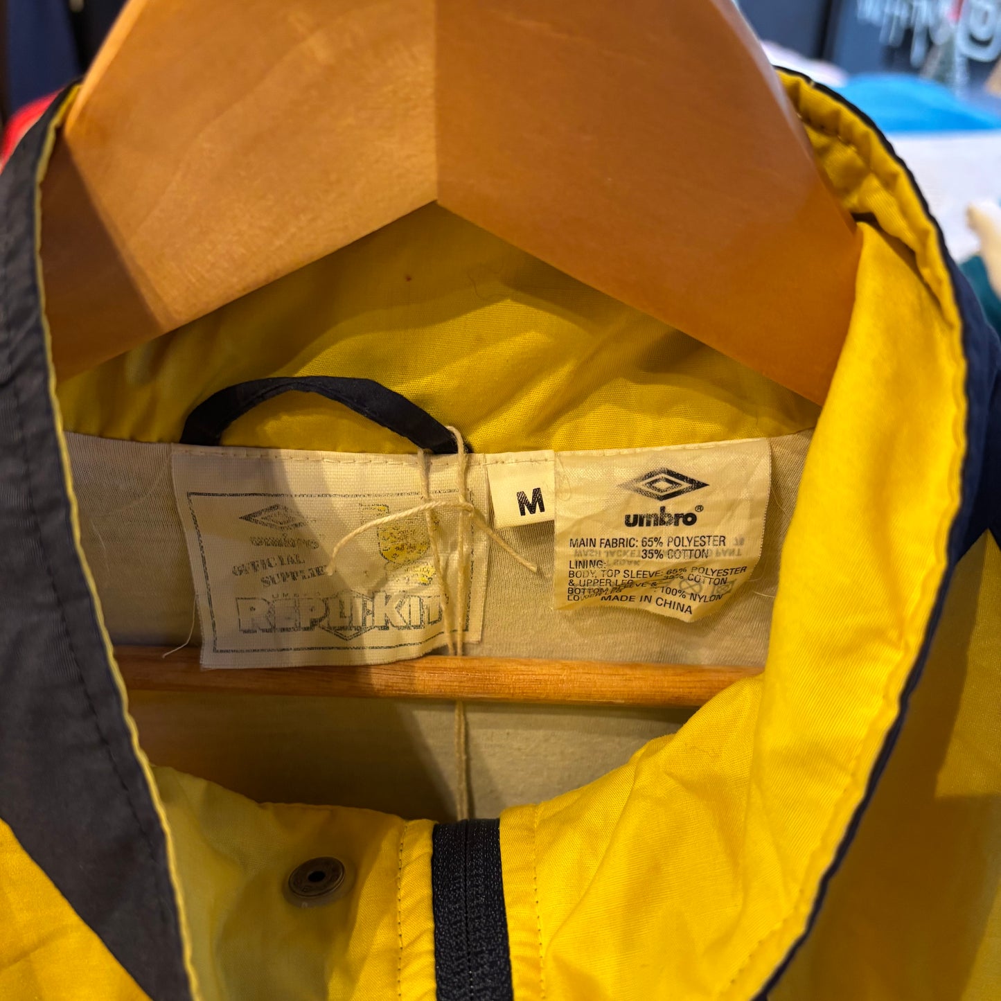 Umbro Scotland 1990 Training Drill Top Navy (Medium)