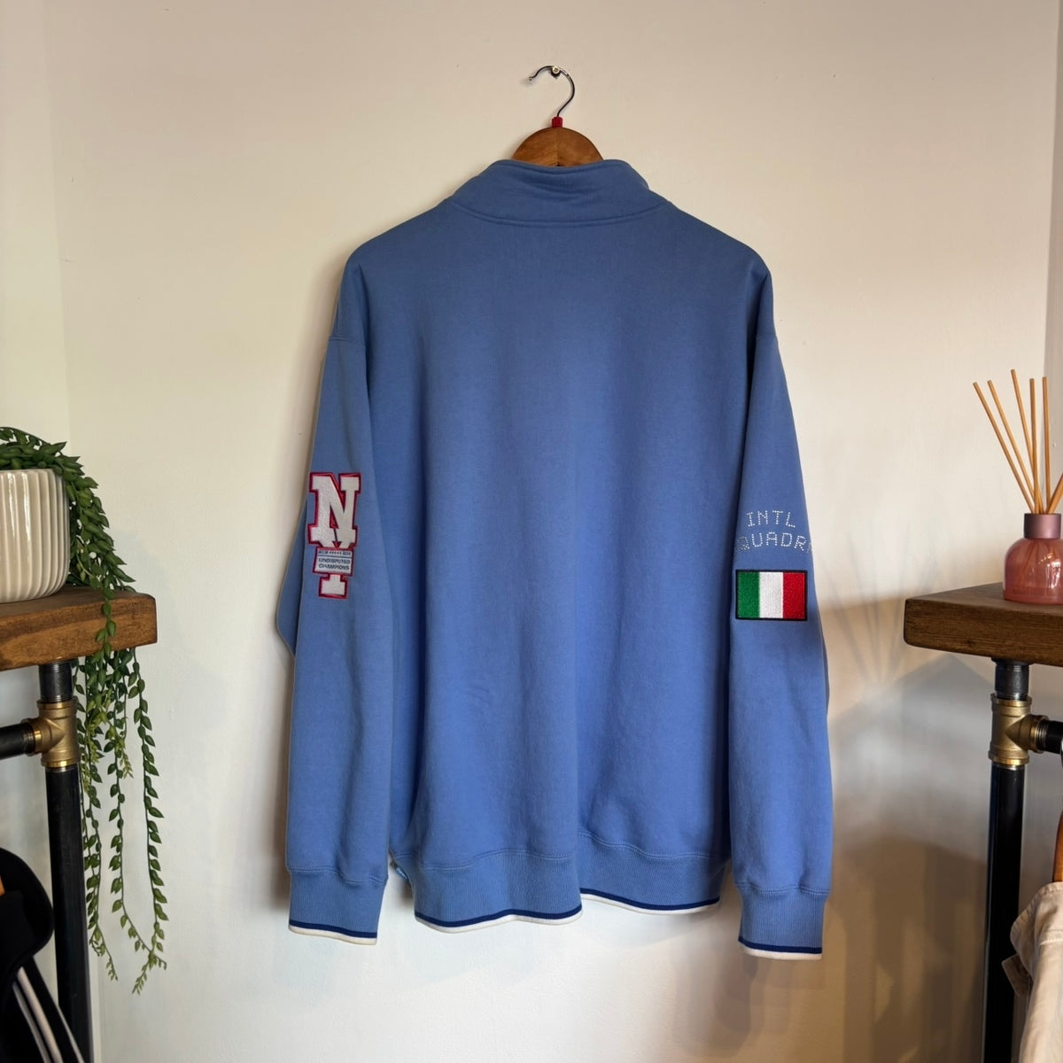 Supreme FW22 Milano Half Zip Pullover Blue (Large)