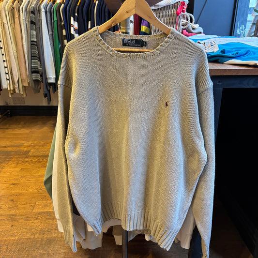 Ralph Lauren Pullover Knit Jumper Beige (XL)