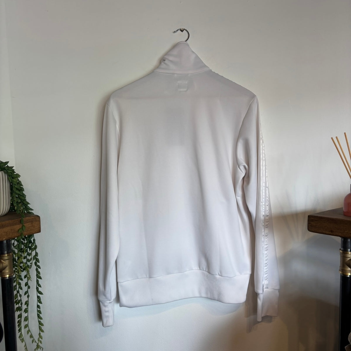 Adidas Superstar Zip Track Jacket White (Medium)