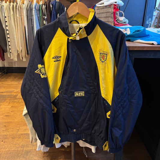 Umbro Scotland 1990 Training Drill Top Navy (Medium)