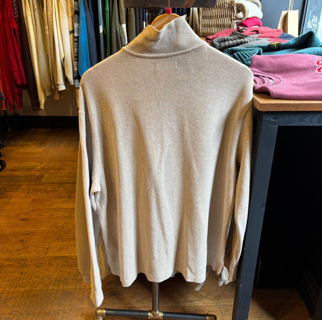 Ralph Lauren Pullover Quarter Zip Cream (Large)