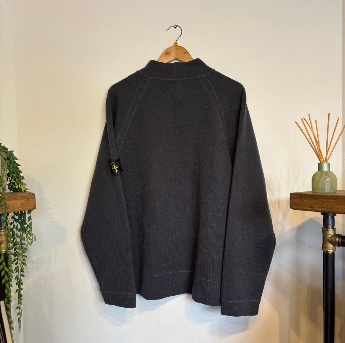 Stone Island A/W 1998 Pullover Knit Jumper Grey (Medium)