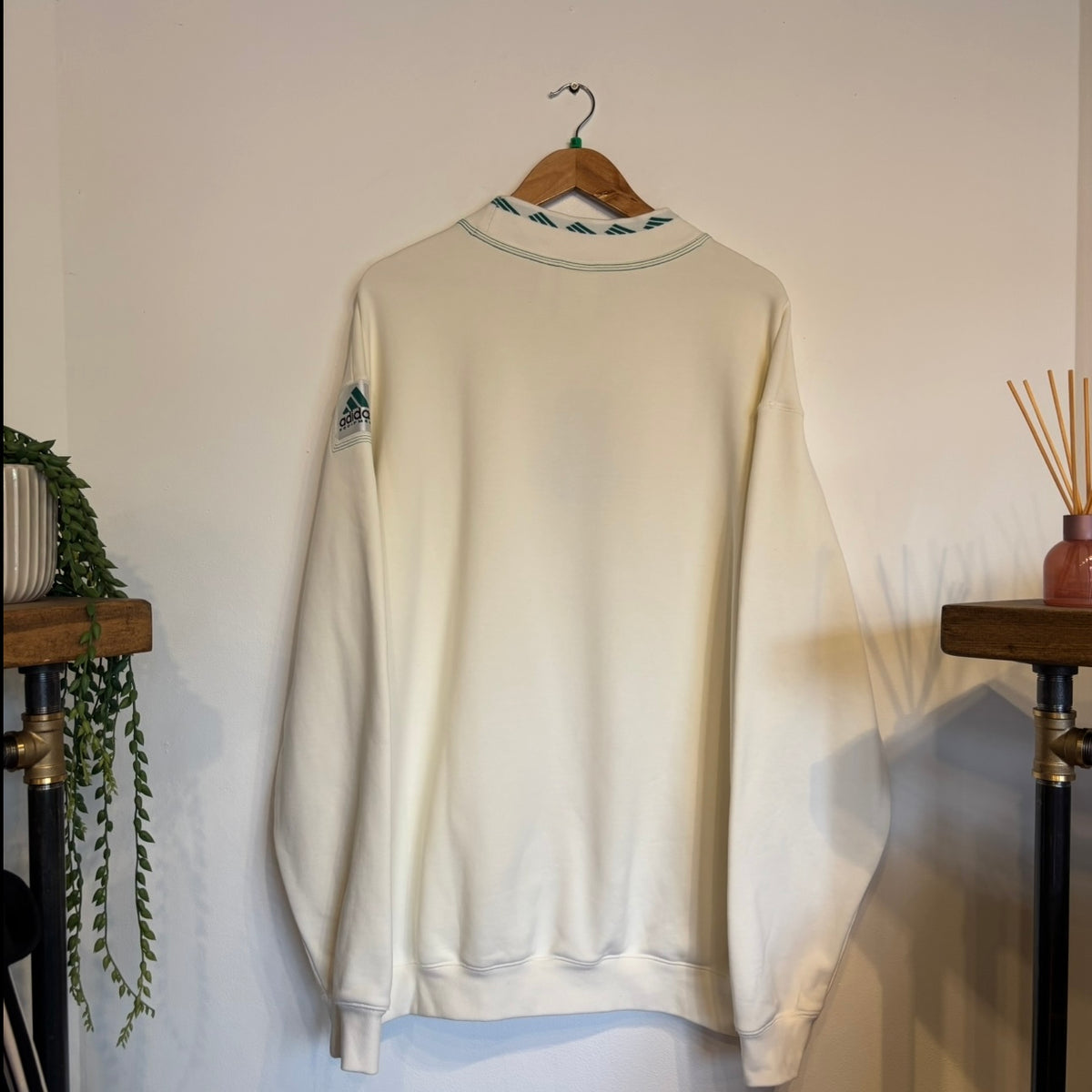 Adidas Palace FW22 EQT Sweatshirt Cream (XL)