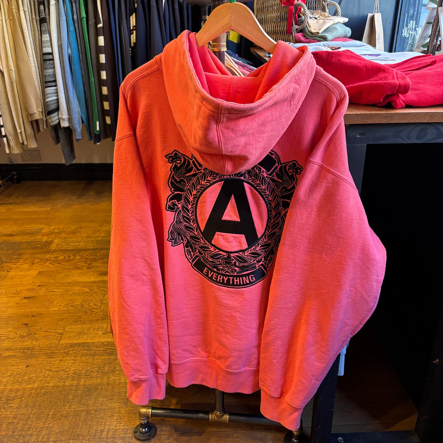 Supreme FW20 Anti Everything Hooded Sweatshirt Coral (XL)