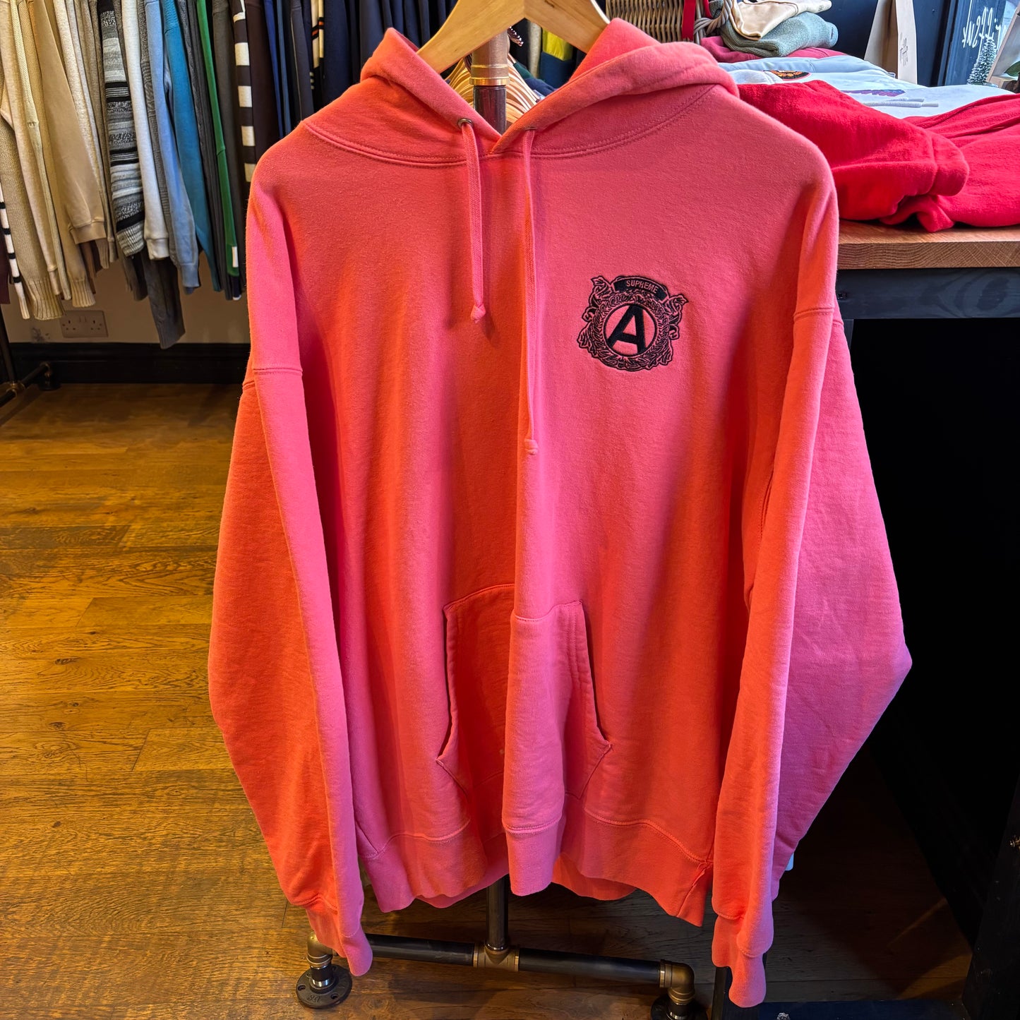 Supreme FW20 Anti Everything Hooded Sweatshirt Coral (XL)