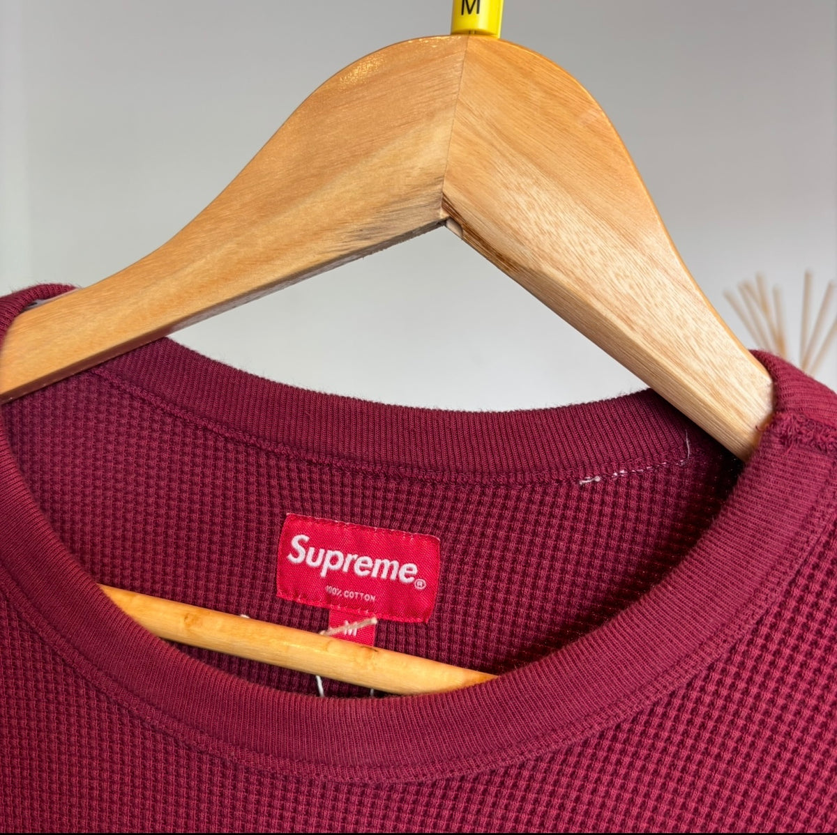 Supreme FW18 Vampire Waffle Thermal Jumper Red (Medium)