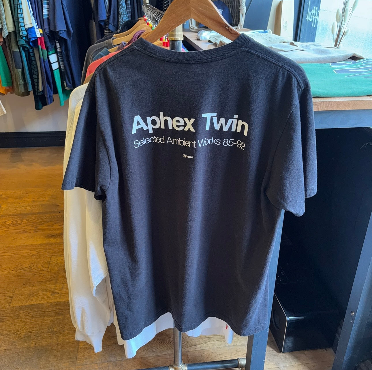 Supreme SS25 Aphex Twin Ambient Works T-Shirt Black (Medium)