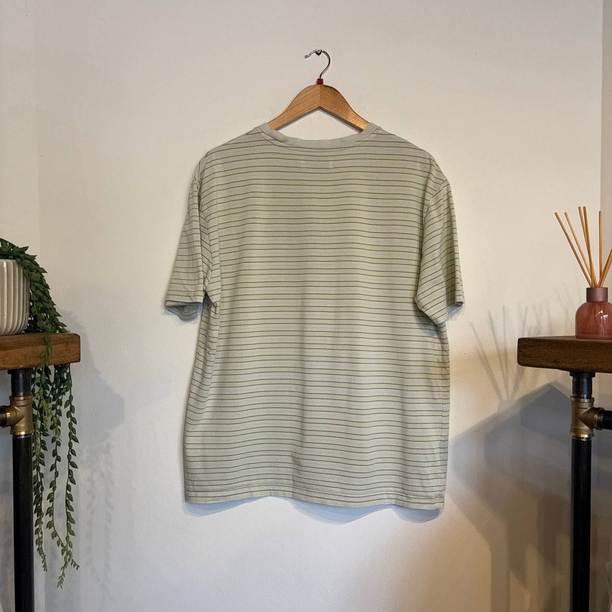 Palace SS24 Boxy Stripe T-Shirt Green (Large)