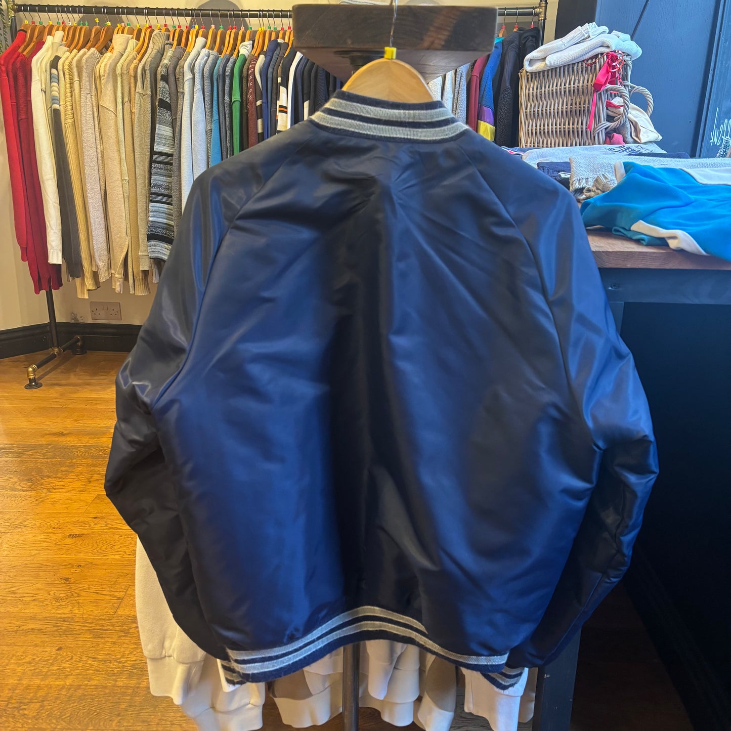 Dallas Cowboys 80s Stahl-Urban NFL Jacket Navy (Medium)