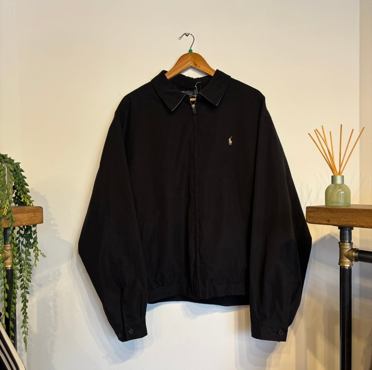 Ralph Lauren Harrington Zip Jacket Black (XL)