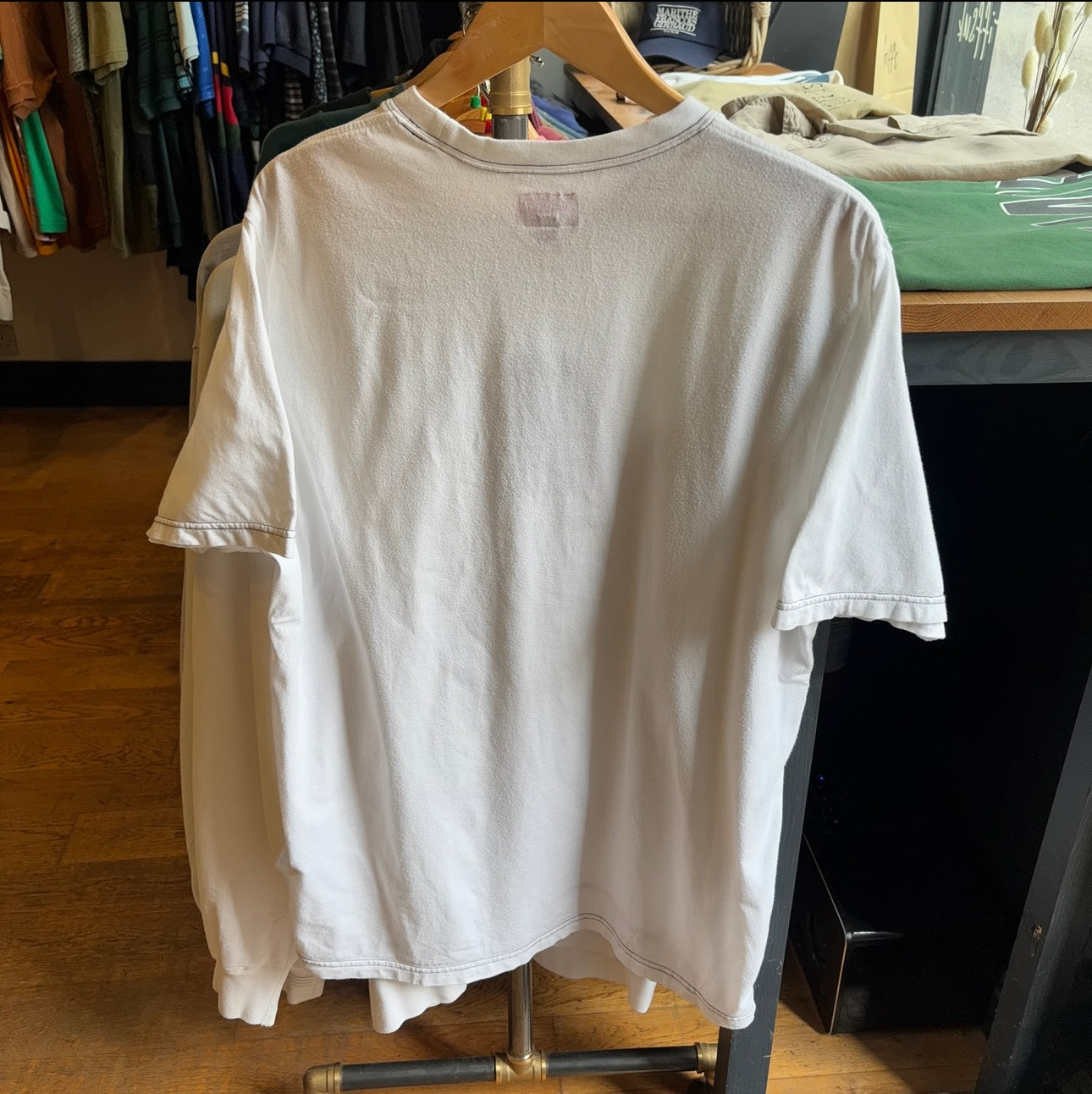 Supreme SS20 Contrast Stitch Pocket T-Shirt White (Large)