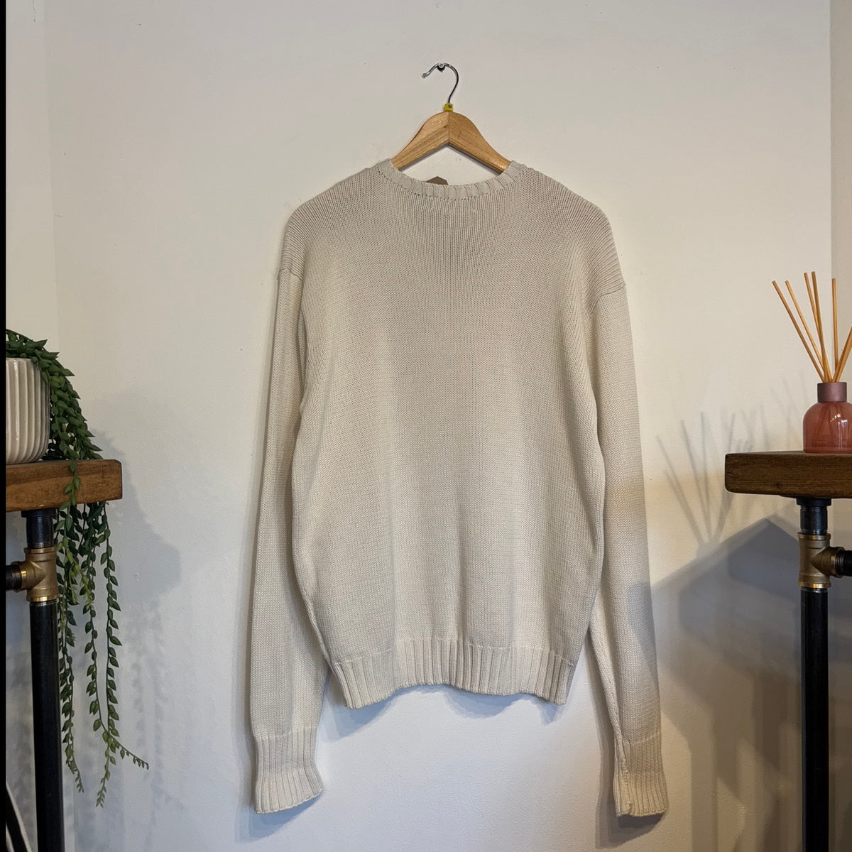 Ralph Lauren Pullover Knit Jumper Cream (Medium)