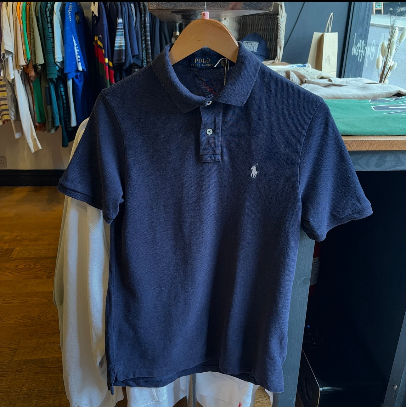 Ralph Lauren Polo Shirt Navy (Small)