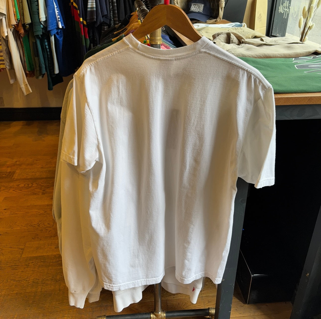 Supreme SS23 Business Graphic T-Shirt White (Large)