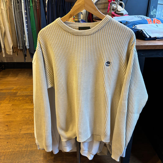 Timberand Weathergear Knit Jumper Cream (Small)