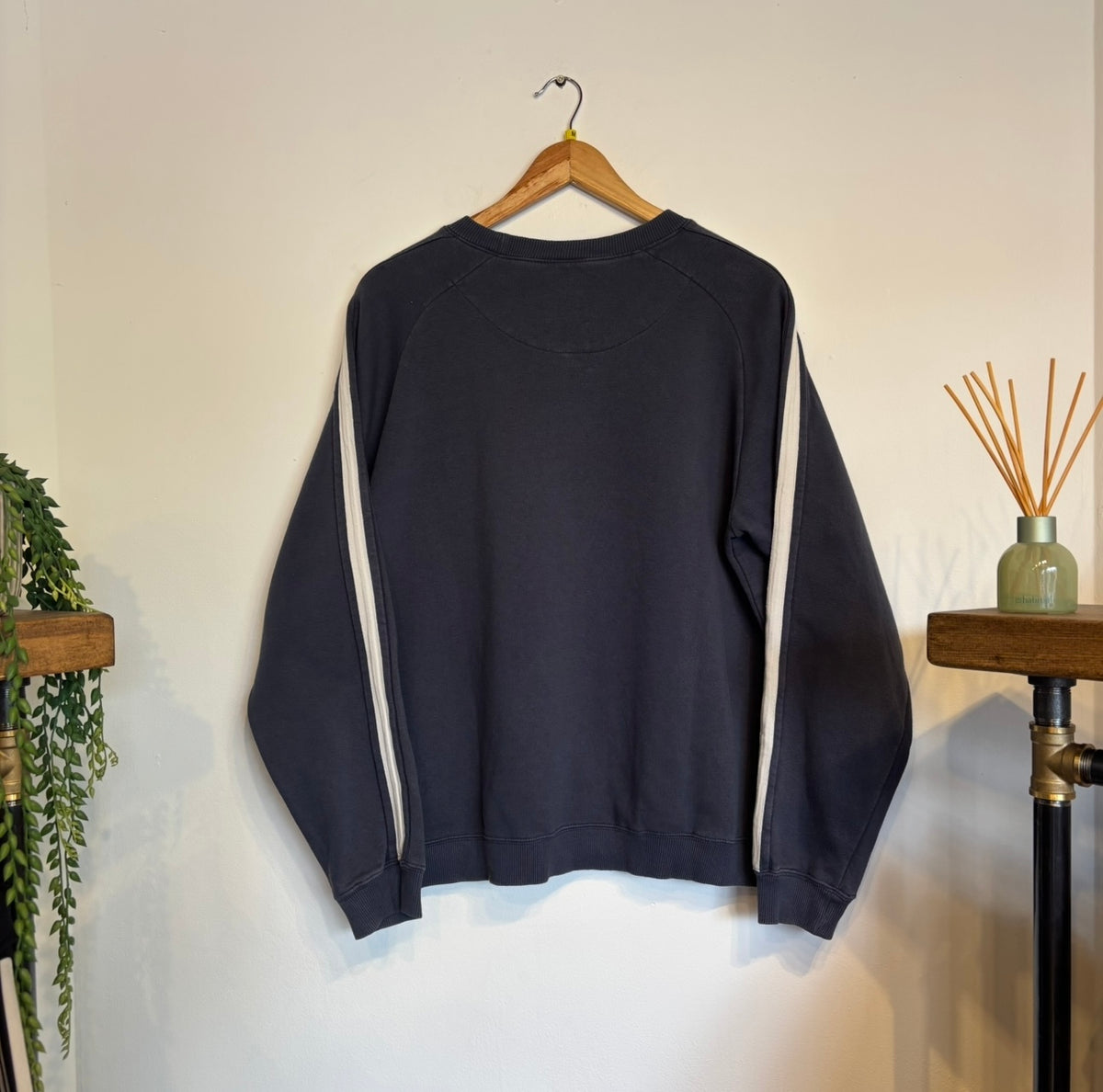 Nike Spellout Oversized Sweatshirt Navy (Medium)