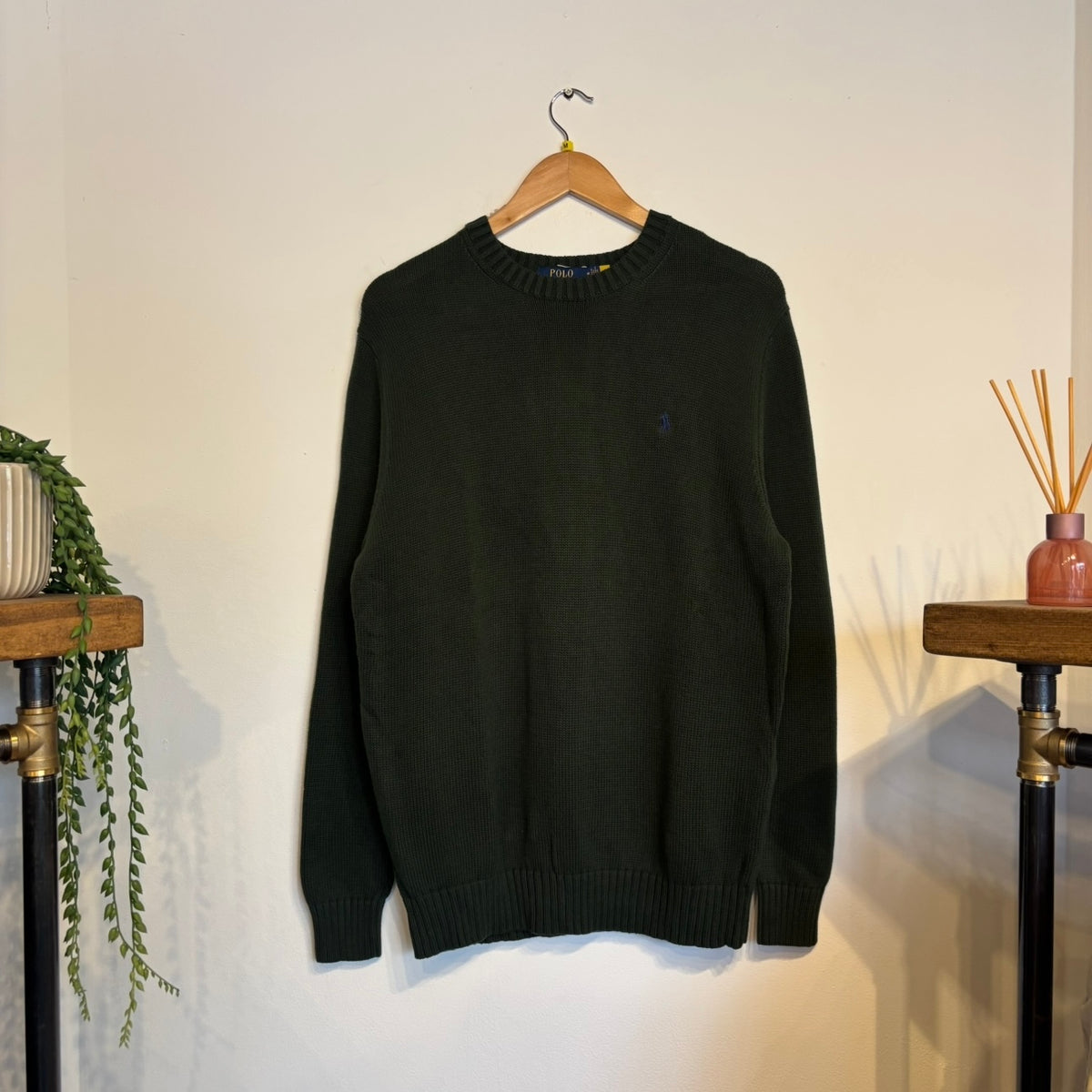 Ralph Lauren Pullover Knit Jumper Green (Medium)