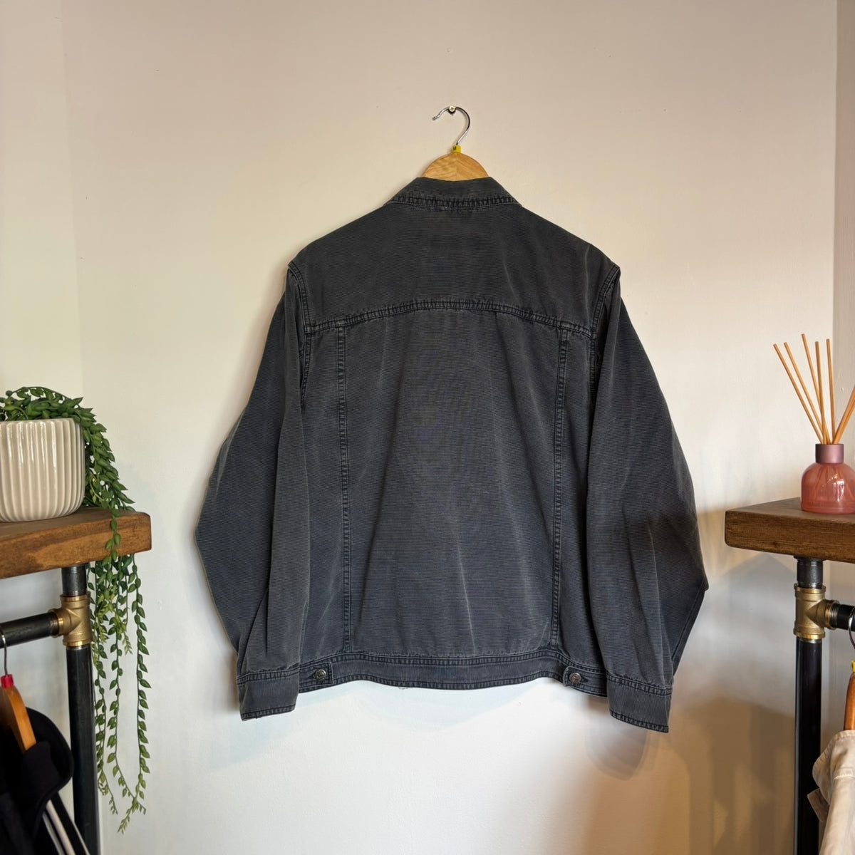 Quiksilver Workwear Style Button Up Jacket Grey (Medium)