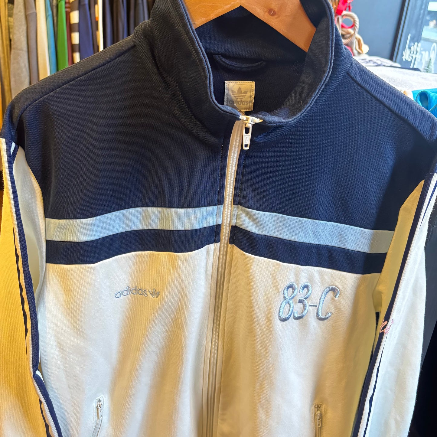 Adidas 83-C Jacket White (Large)