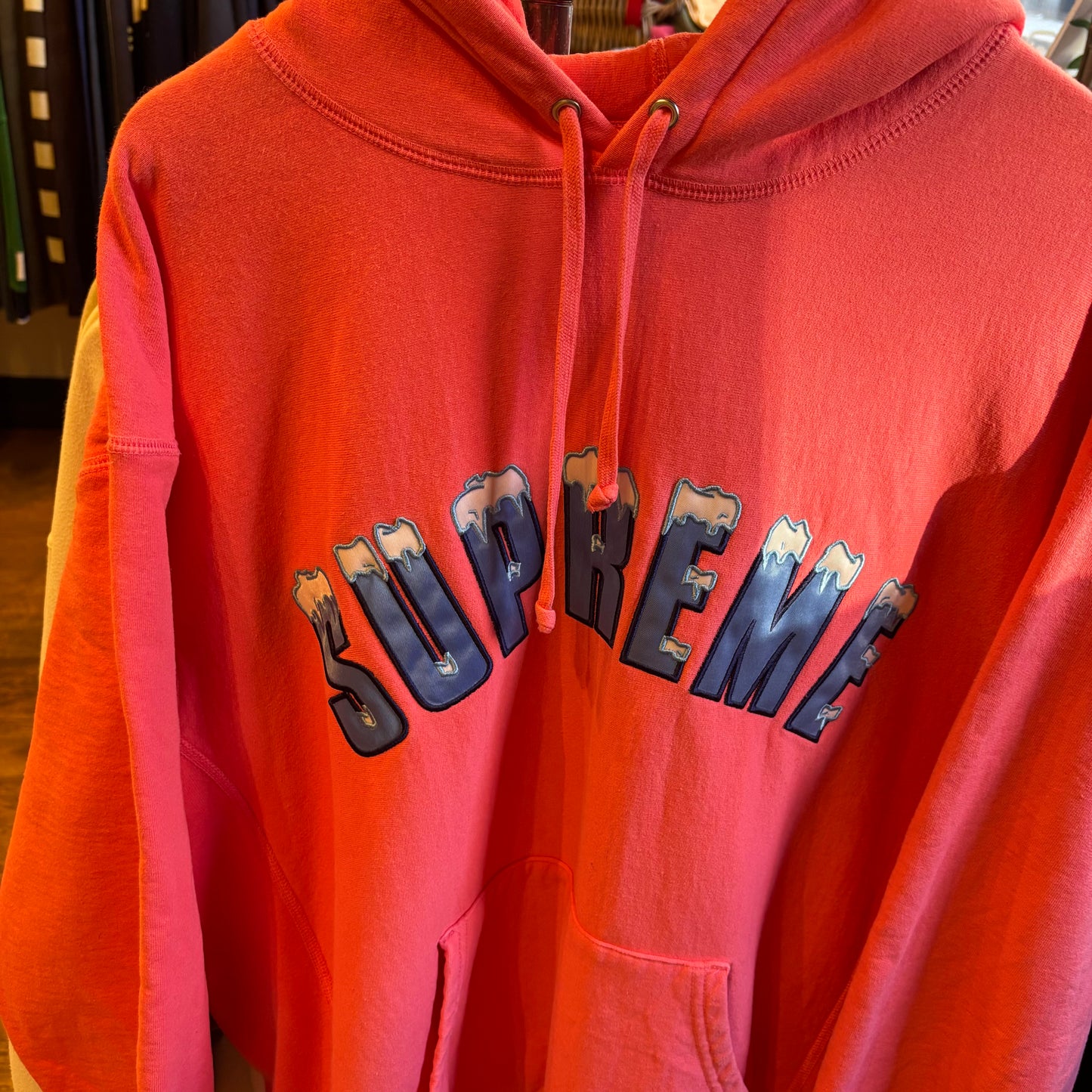 Supreme FW20 Icy Arc Hooded Sweatshirt Coral (XL)