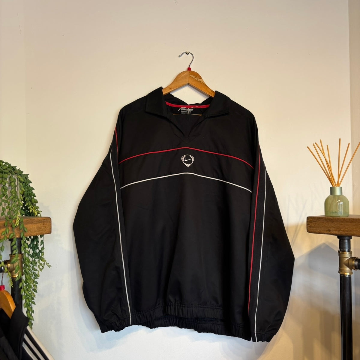 Nike T90 Training Drill Pullover Sweatshirt Black (Large)