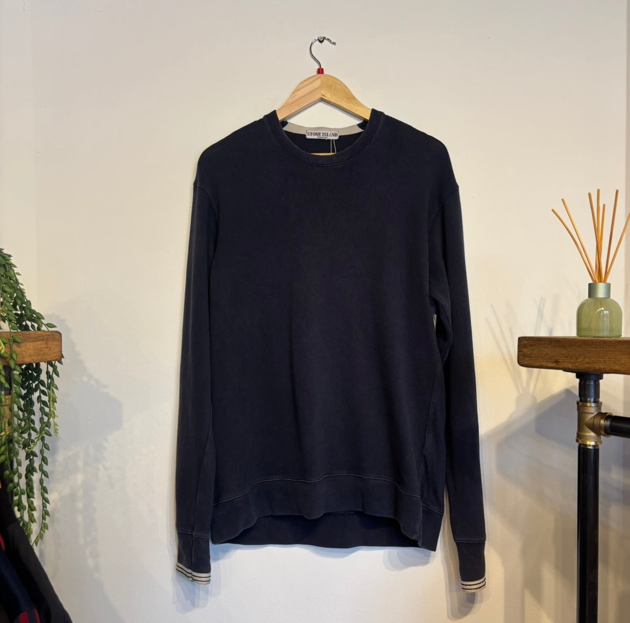 Stone Island Italy S/S 2006 Sweatshirt Navy (Large)