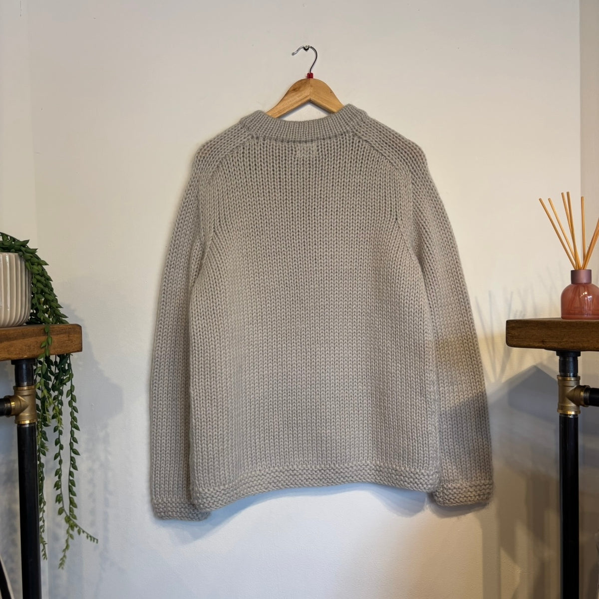 CP Company FW21 Chunky Handmade Sweater Knit Cream (Large)