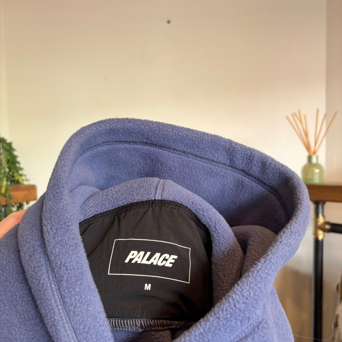 Palace FW17 Polartec Lazer Hoodie Blue (Medium)